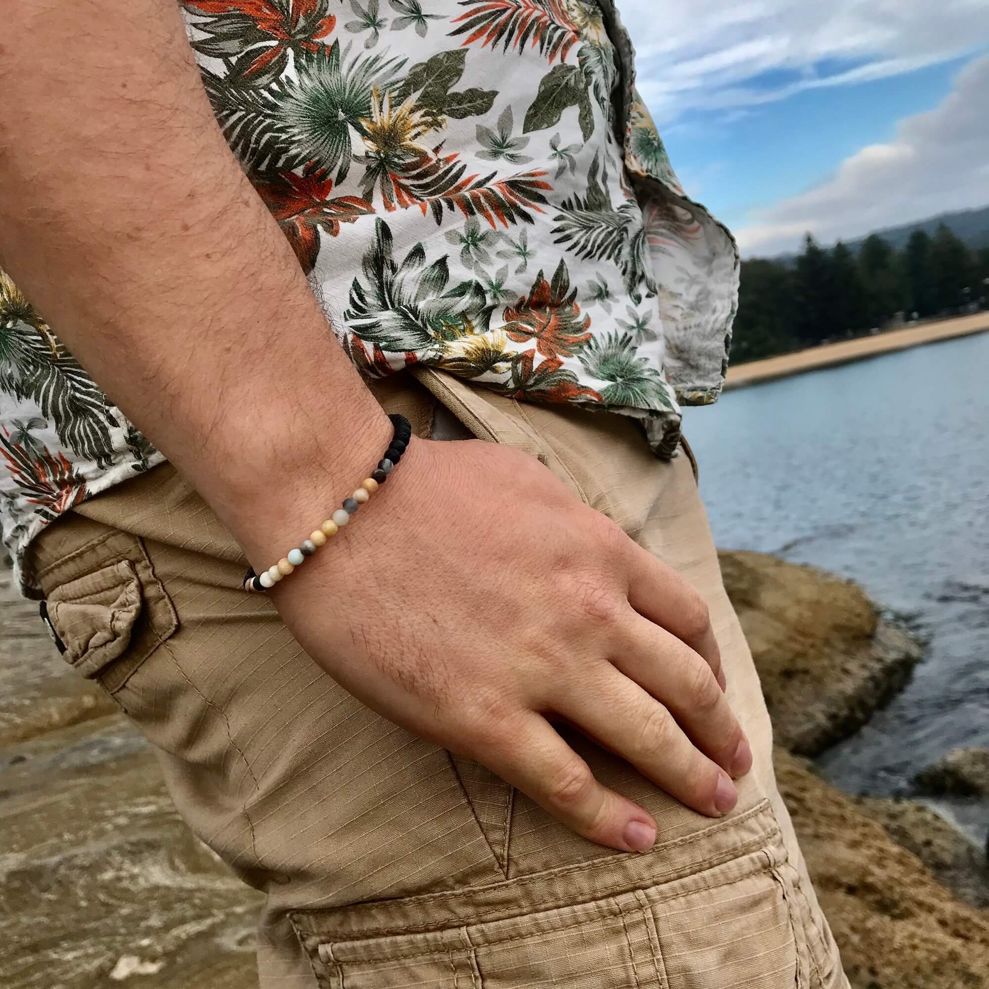 Empowerment For Men Positivity & Emotional Balance Bracelet Model