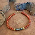 The Steadfast — Red Jasper & Hematite Men's Bracelet