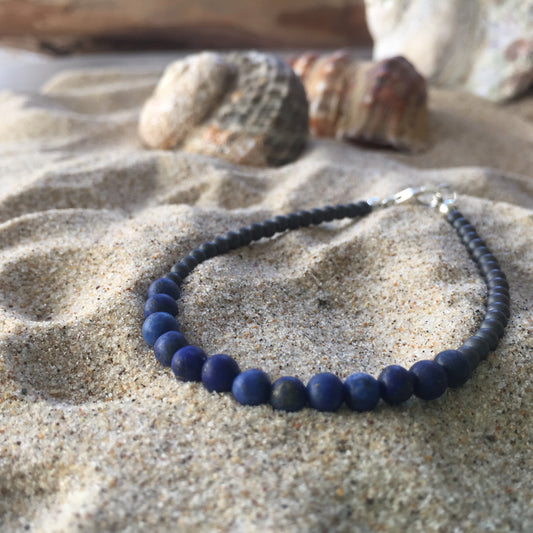 Like A Boss - Lapis Lazuli & Hematite Bracelet