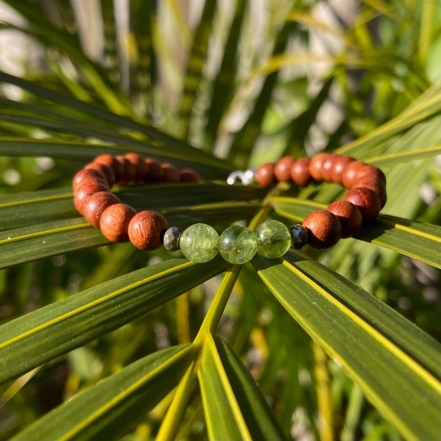 Mens healing Peridot Bracelet.