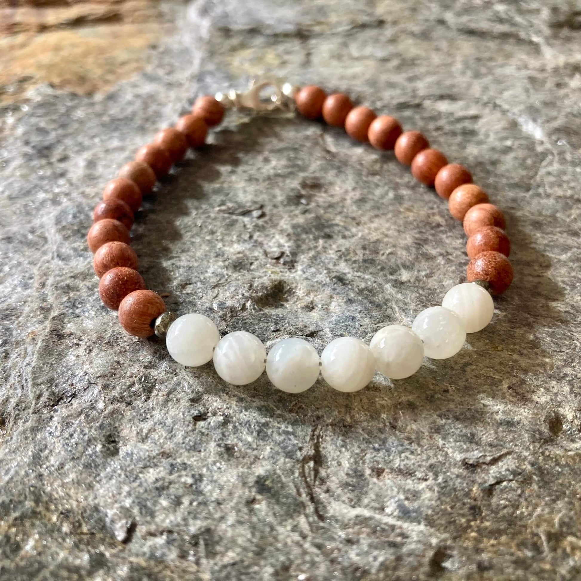 Balance - Moonstone Mens Healing Crystal Bracelet